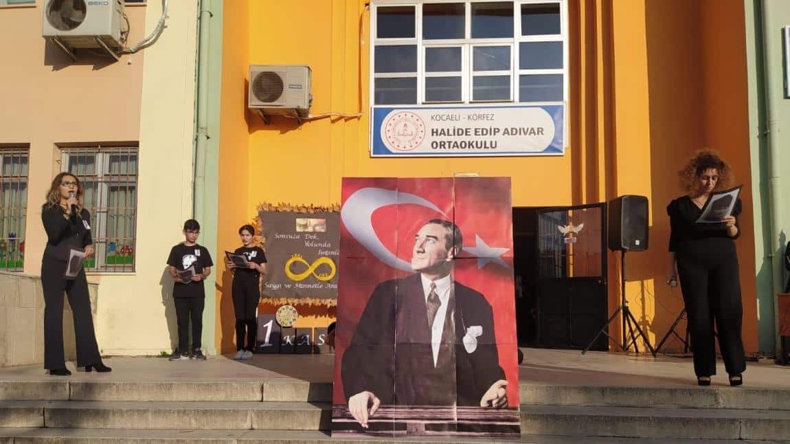 10 Kasım Ulu Önder Mustafa Kemal ATATÜRK'ü Anma Programı